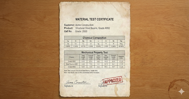 Mtc Report Example How to Read Mill Test Certificates (MTC) — Step-by-Step Guide